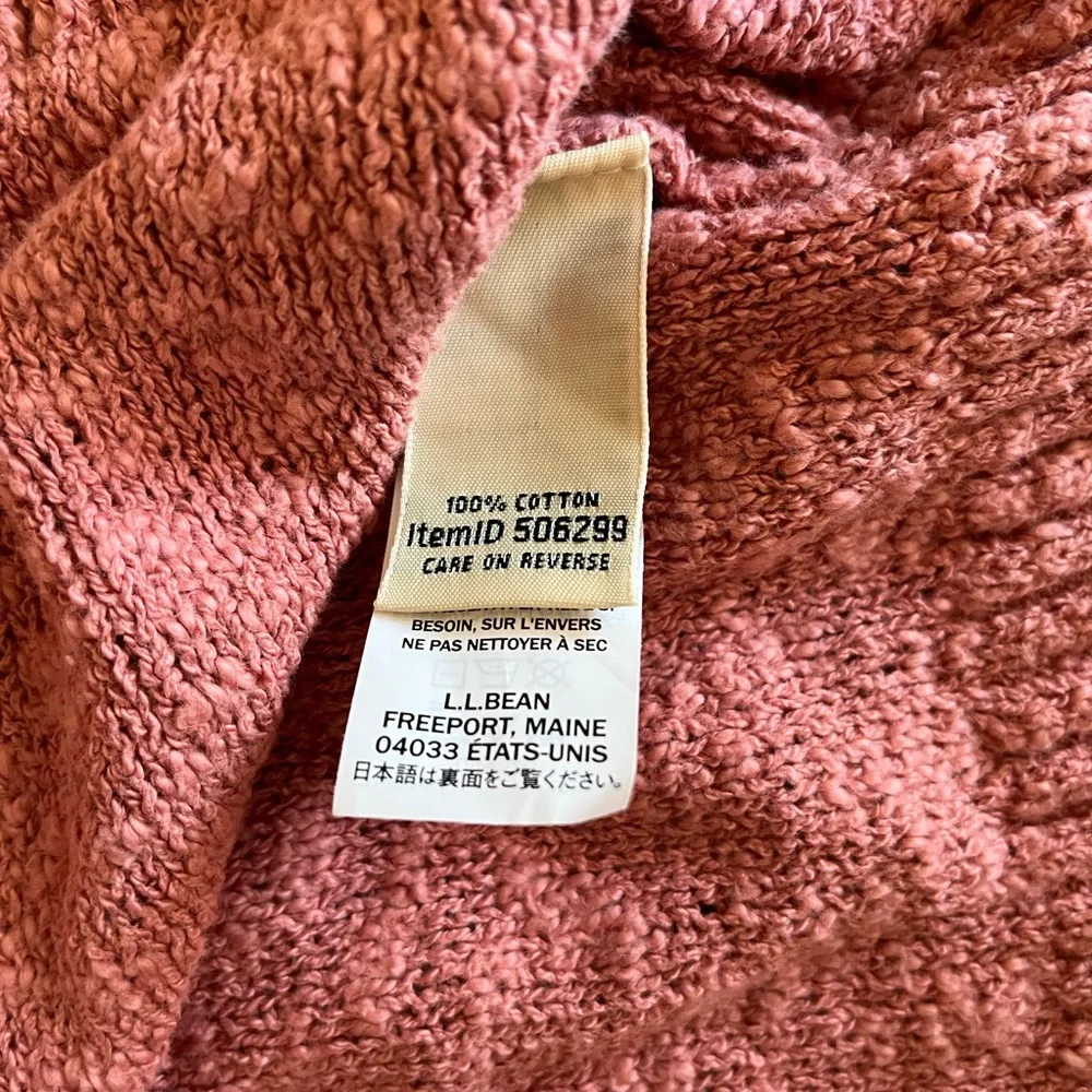 L.L. Bean Women's Midweight Cotton Slub Rollneck Pullover - Picture 7 of 7